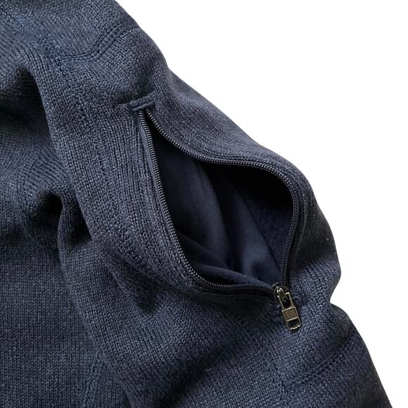 Patagonia Better Sweater Navy Blue 1/4-Zip Fleece Long-Sleeve Women's Top - Picture 7 of 7